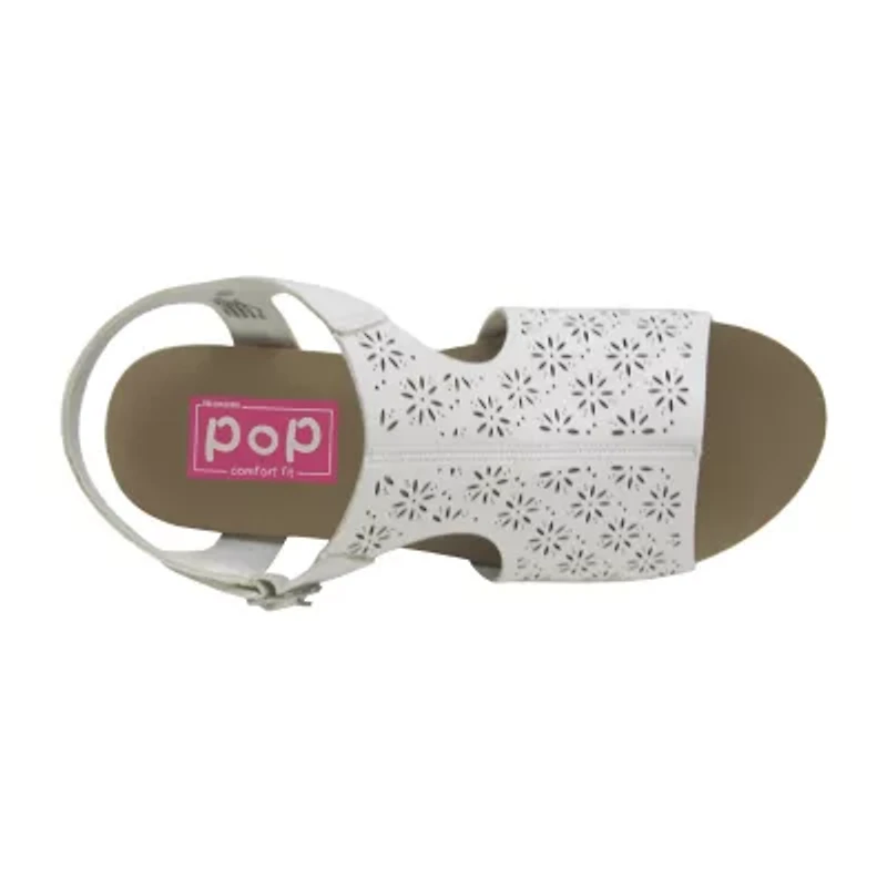 Pop Womens Virelyne Wedge Sandals