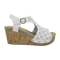 Pop Womens Virelyne Wedge Sandals