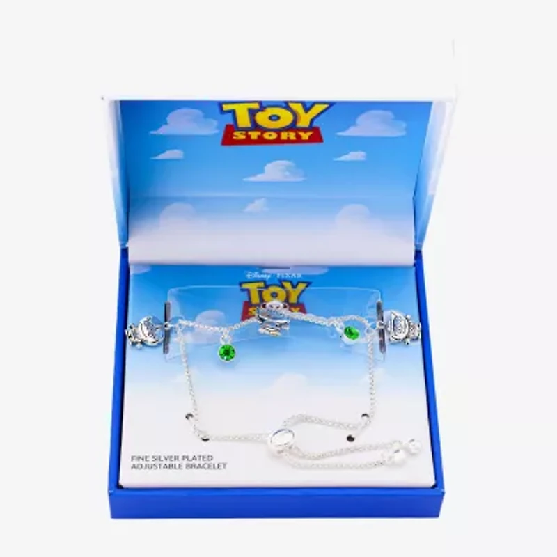 Womens Green Crystal Toy Story Bolo Bracelet
