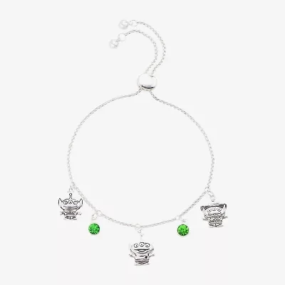 Womens Green Crystal Toy Story Bolo Bracelet