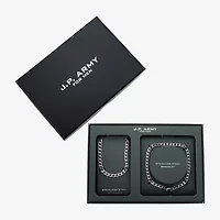 J.P. Army Chain Necklace & Bracelet Mens Stainless Steel 2-pc. Jewelry Set