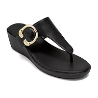 Aerosoles Womens Izola Wedge Sandals