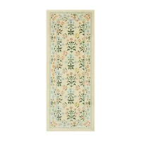 Maples Multi Floral Ivory Indoor Rectangular Runner