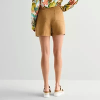 St. John's Bay Womens Pleated Short