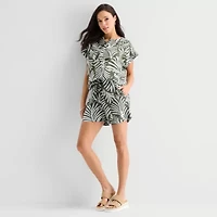 St. John's Bay Womens Pull-On Short