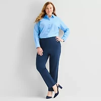 Liz Claiborne Lisa Womens Pull-On Pant