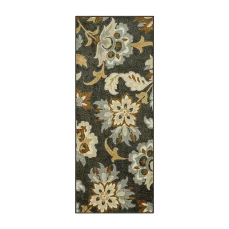 Maples Jacobean Floral Indoor Rectangular Runner