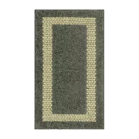 Maples Solid Cut and Loop Indoor Rectangular Accent Rug