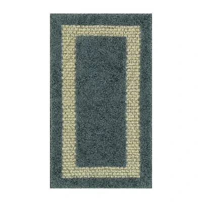 Maples Solid Cut and Loop Indoor Rectangular Accent Rug