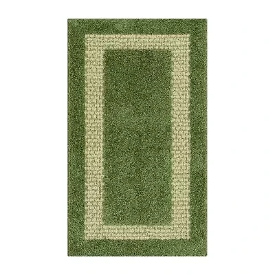 Maples Solid Cut and Loop Indoor Rectangular Accent Rug