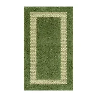 Maples Solid Cut and Loop Indoor Rectangular Accent Rug