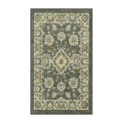 Maples Persian Gray Border Indoor Rectangular Accent Rug