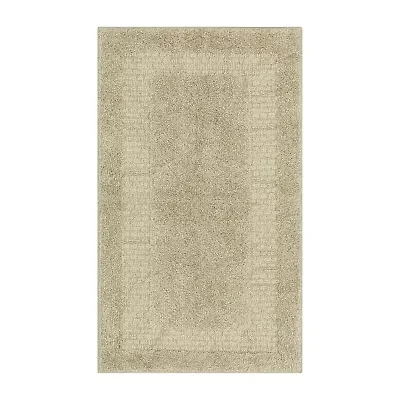 Maples Solid Cut and Loop Indoor Rectangular Accent Rug
