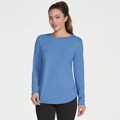 Skechers Womens GO DRI SWIFT Long Sleeve Tunic Crewneck Sweatshirt