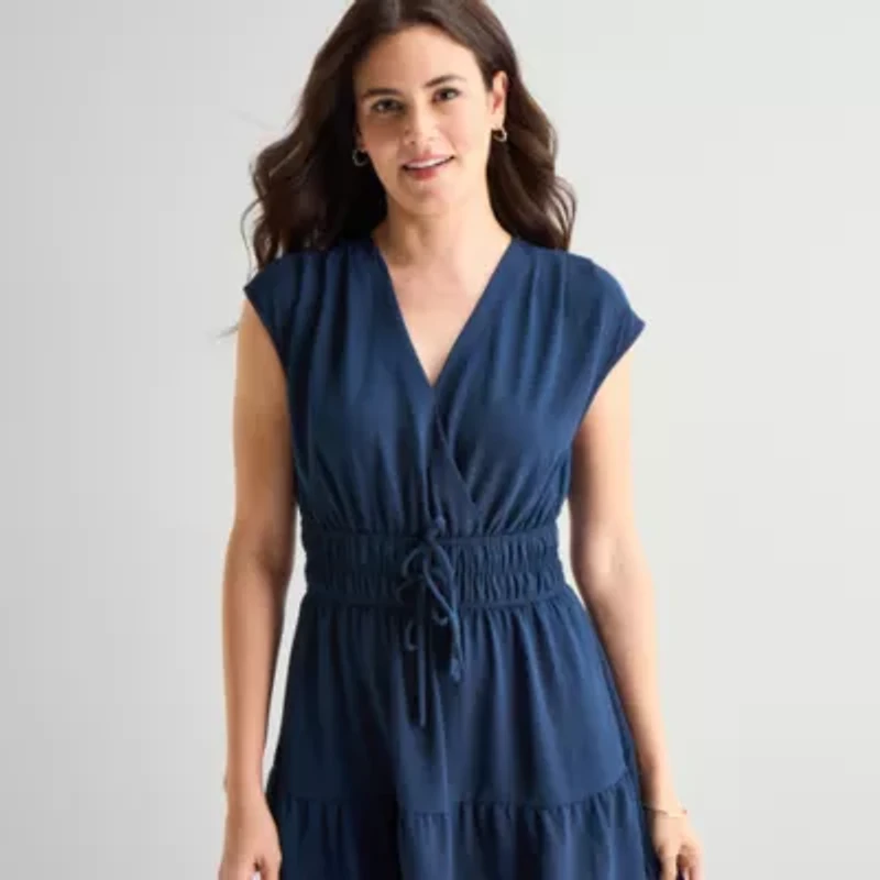 Be by CHETTA B Womens Sleeveless Fit + Flare Dress