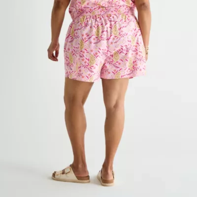 Hope & Wonder Women's History Month Plus Tiger Printed Pajama Short