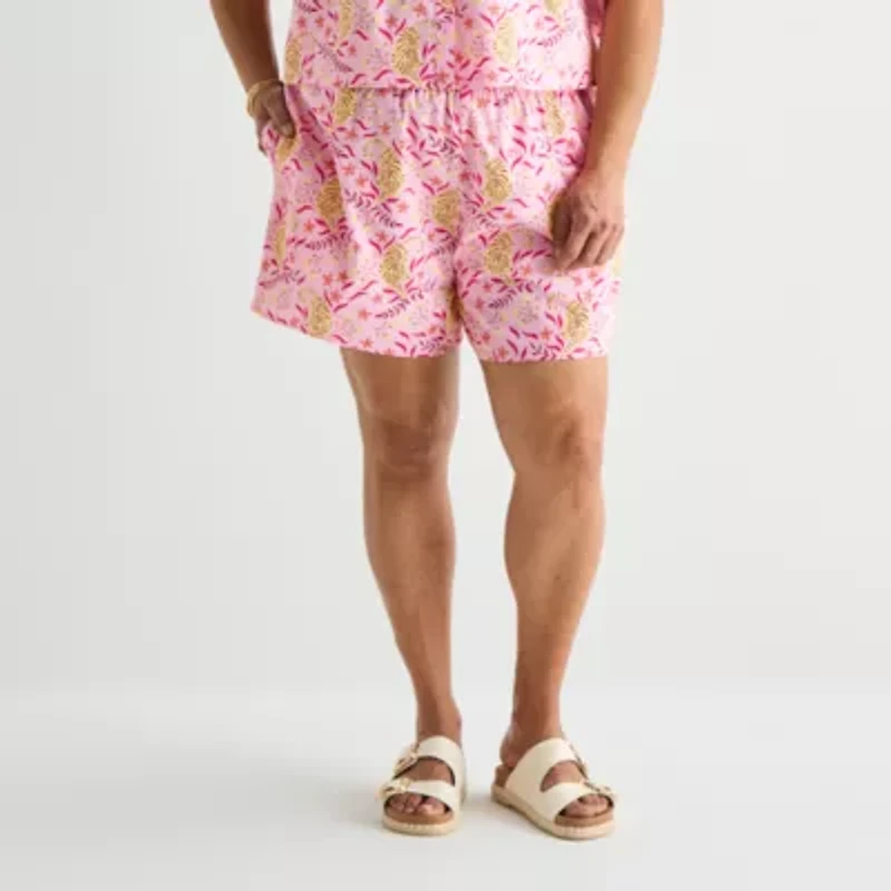 Hope & Wonder Women's History Month Plus Tiger Printed Pajama Short