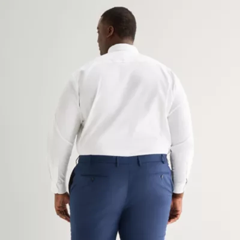 Shaquille O'Neal XLG™ Big And Tall Mens Button Down Dress Shirt + Tie Set