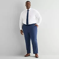 Shaquille O'Neal XLG™ Big And Tall Mens Button Down Dress Shirt + Tie Set