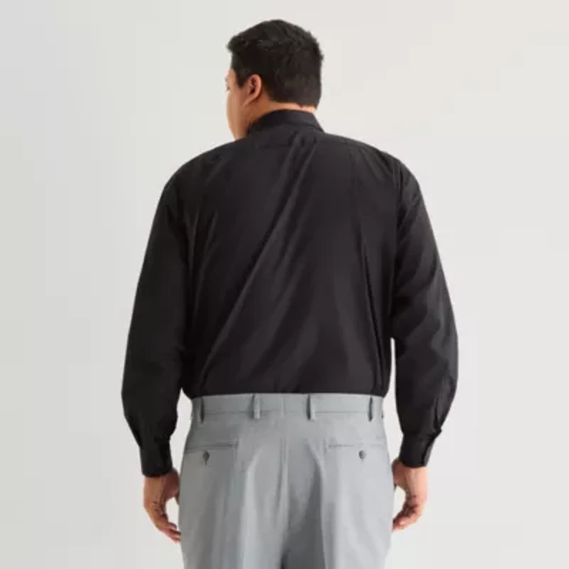 Shaquille O'Neal XLG™ Big And Tall Mens Button Down Dress Shirt + Tie Set