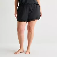 Ambrielle Womens Plus Pajama Shorts