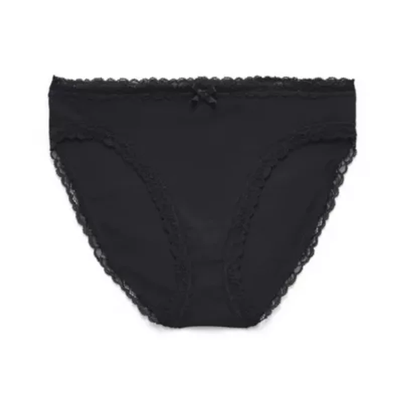 Arizona Body Cotton with Lace High Leg Bikini