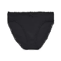 Arizona Body Cotton with Lace High Leg Bikini