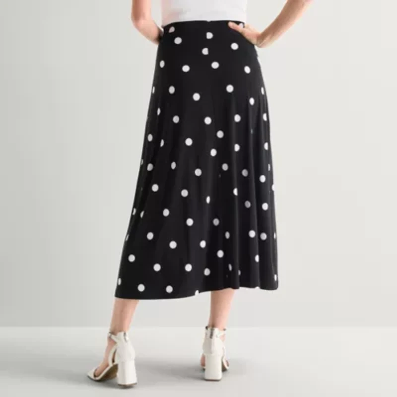 Black Label by Evan-Picone Womens Maxi Skirt