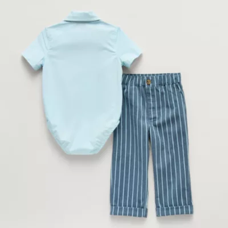 Little Stitch Baby Boys 2-pc. Pant Set