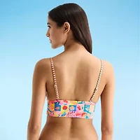 Arizona Womens Juniors Midkini Swimsuit Top