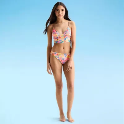 Arizona Womens Juniors Midkini Swimsuit Top