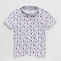 Okie Dokie Toddler & Little Boys Short Sleeve Regular Fit Polo Shirt