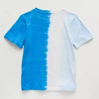 Thereabouts Little & Big Kid Boys Easy-on + Easy-off Sensory Friendly Crew Neck Short Sleeve Adaptive Regular Fit Graphic T-Shirt