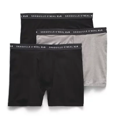 Shaquille O'Neal XLG™ Activated Cooling Mens Big and Tall 3 Pack Boxer Briefs 346161