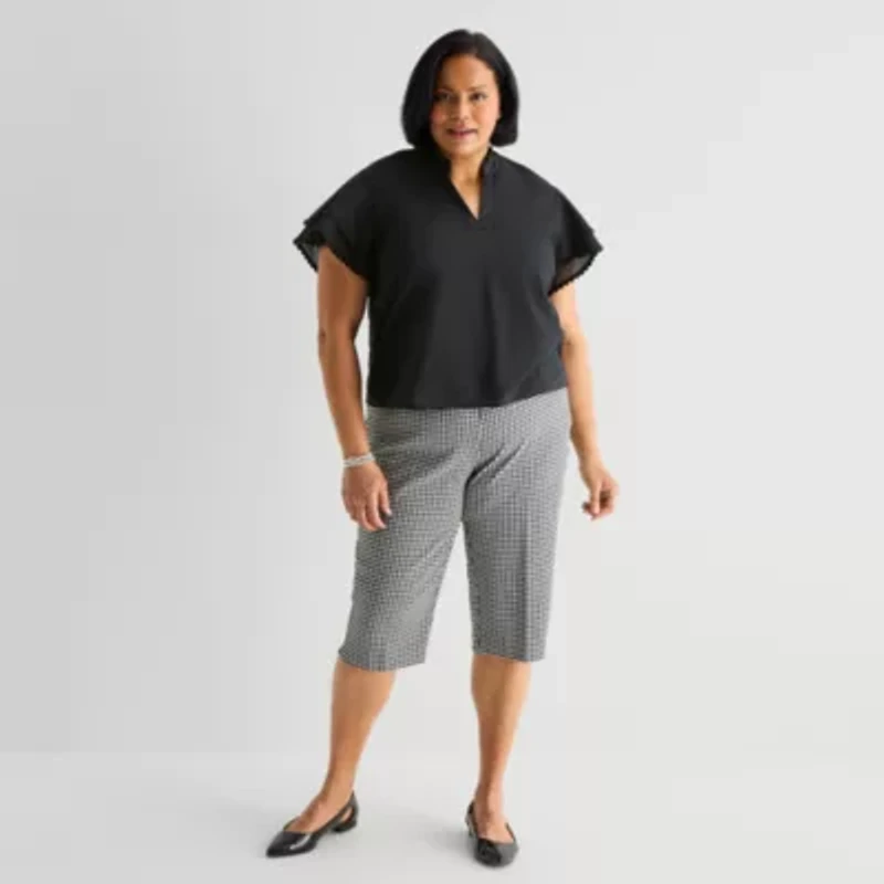 Liz Claiborne Womens Plus Blouse