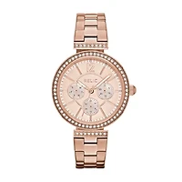 Relic By Fossil Womens Multi-Function Rose Goldtone Stainless Steel Bracelet Watch Zr15903