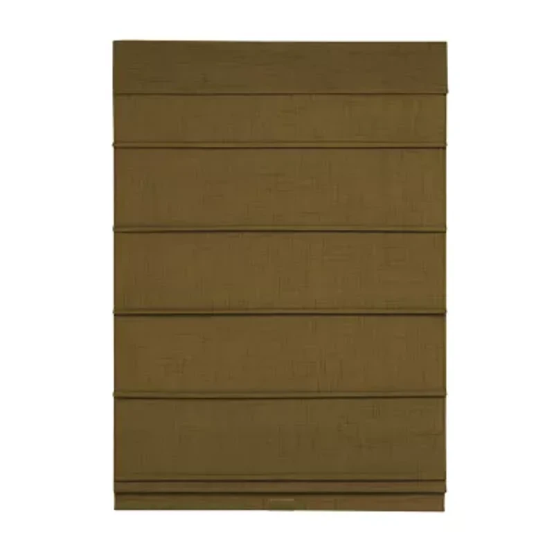 Textured Cordless Room Darkening Roman Shade