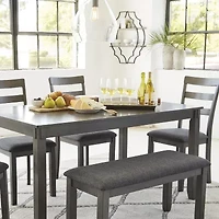 Signature Design by Ashley® Brisben 6-pc. Rectangular Dining Set