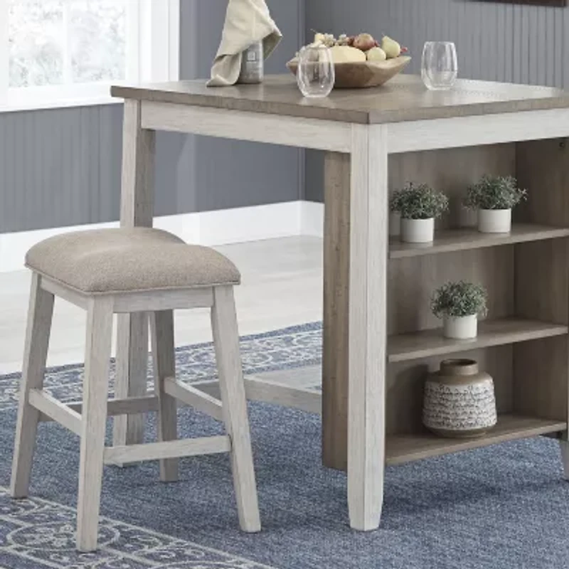 Signature Design by Ashley® Skempton 3-pc. Counter Height Rectangular Dining Set
