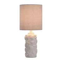 Stylecraft Seashell Motif 9 W White Table Lamp