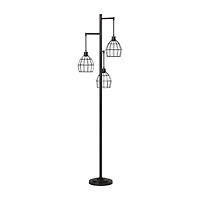 Stylecraft Three Cage Shade Floor Lamp