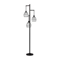 Stylecraft Three Cage Shade Floor Lamp