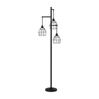 Stylecraft Three Cage Shade Floor Lamp