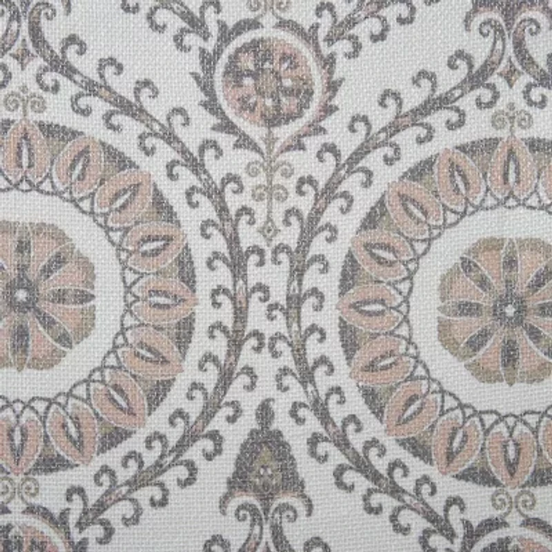 Regal Home Surfaces Medallion Grommet Top Light-Filtering Single Curtain Panel