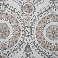 Regal Home Surfaces Medallion Grommet Top Light-Filtering Single Curtain Panel