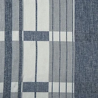 Regal Home Surfaces Plaid Grommet Top Light-Filtering Single Curtain Panel