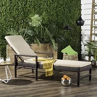 Safavieh Alma Patio Collection Lounge Chair