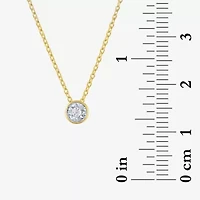 Womens Diamond Accent Natural White Diamond 2-pc. Necklace Set