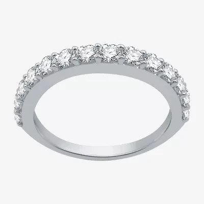 Classic Collection Womens 1 CT. T.W. Natural White Diamond 10K Gold Wedding Band