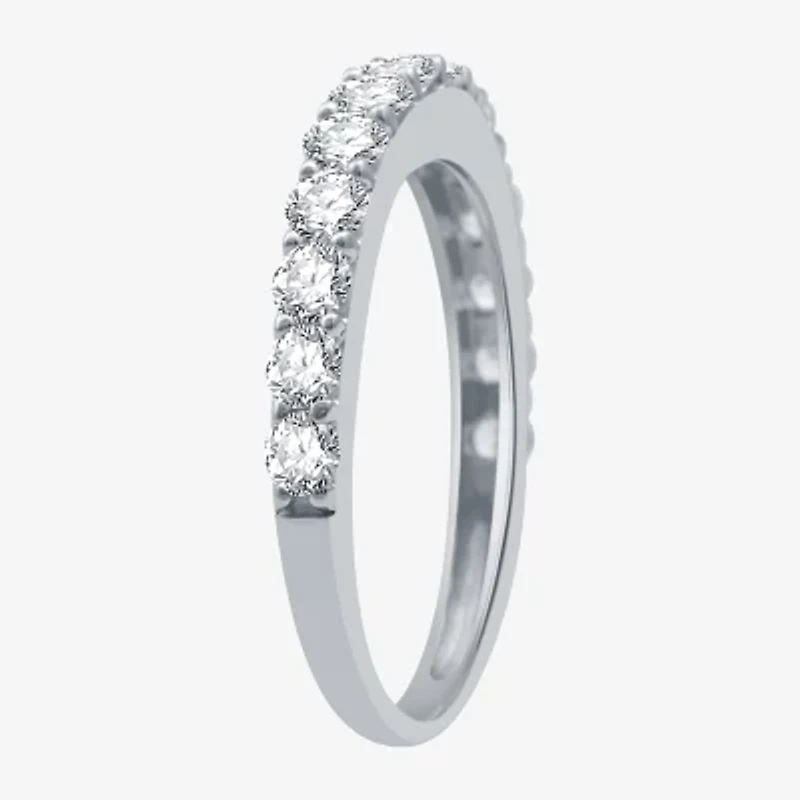 Classic Collection Womens 1 CT. T.W. Natural White Diamond 10K Gold Wedding Band